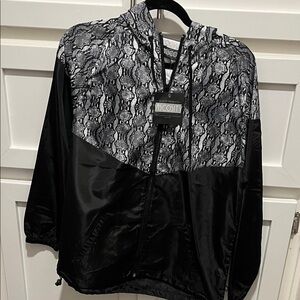 Black and Gray Snake Print Jacket